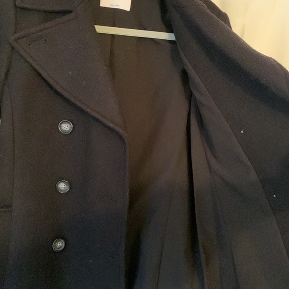 Old Navy black women’s felt winter coat - Picture 4 of 5